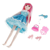 Maxbell 20 Jointed Female Doll Body Part for 36cm BJD Doll Replacements D