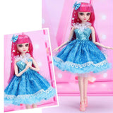 Maxbell 20 Jointed Female Doll Body Part for 36cm BJD Doll Replacements D