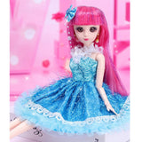 Maxbell 20 Jointed Female Doll Body Part for 36cm BJD Doll Replacements D