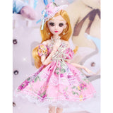 Maxbell 20 Jointed Female Doll Body Part for 36cm BJD Doll Replacements G