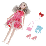 Maxbell 20 Jointed Female Doll Body Part for 36cm BJD Doll Replacements C