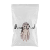 Maxbell Lovely 16cm Ball Jointed Girl Doll Nude Body DIY Parts Gray Hair with Bangs