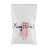 Maxbell Lovely 16cm Ball Jointed Girl Doll Nude Body DIY Parts Pink Hair with Bangs