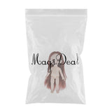 Maxbell Lovely 16cm Ball Jointed Girl Doll Nude Body DIY Parts Brown Straight Hair