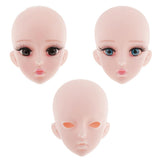 Maxbell Plastic Female Doll Head Mold Sculpt for 1/3 Doll Custom Making Accessory