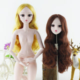 Maxbell Plastic Female Doll Head Mold Sculpt for 1/3 Doll Custom Making Accessory