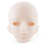 Maxbell Plastic Female Doll Head Mold Sculpt for 1/3 Doll Custom Making Accessory
