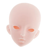 Maxbell Plastic Female Doll Head Mold Sculpt for 1/3 Doll Custom Making Accessory