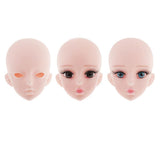 Maxbell Plastic Female Doll Head Mold Sculpt for 1/3 Doll Custom Making Accessory