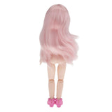 Maxbell Lovely 28cm Girl Doll Nude Body Part Pink Straight Hair Central Parting