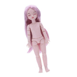 Maxbell Lovely 28cm Girl Doll Nude Body Part Pink Straight Hair Central Parting