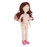 Maxbell Lovely 28cm Girl Doll Nude Body Part Brown Curly Hair