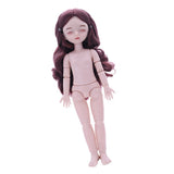 Maxbell Lovely 28cm Girl Doll Nude Body Part Brown Curly Hair