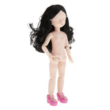 Maxbell Lovely 28cm Girl Doll Nude Body Part Black Curly Hair