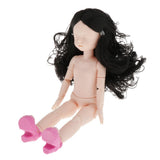 Maxbell Lovely 28cm Girl Doll Nude Body Part Black Curly Hair