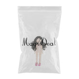 Maxbell Lovely 28cm Girl Doll Nude Body Part Black Curly Hair