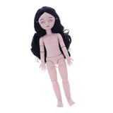 Maxbell Lovely 28cm Girl Doll Nude Body Part Black Curly Hair