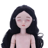 Maxbell Lovely 28cm Girl Doll Nude Body Part Black Curly Hair