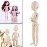 Maxbell 1/6 Jointed Doll Body with Head Parts for BJD Doll Accessories