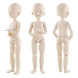 Maxbell 1/6 Jointed Doll Body with Head Parts for BJD Doll Accessories