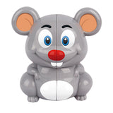 Maxbell 2x2x2 Magic Cube Toy Puzzle Funny Education Kid Toy Mouse Design