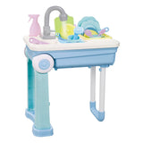 Maxbell Kitchen Toy Set Children Pretend Play Cooking Tool Cookware Accessories Blue