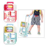 Maxbell Kitchen Toy Set Children Pretend Play Cooking Tool Cookware Accessories Blue