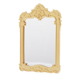 Maxbell 1:12 Dollhouse Miniature Furniture Mirror Room Furniture Decoration Golden