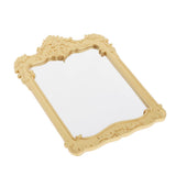 Maxbell 1:12 Dollhouse Miniature Furniture Mirror Room Furniture Decoration Golden