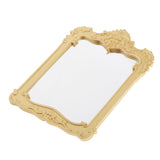 Maxbell 1:12 Dollhouse Miniature Furniture Mirror Room Furniture Decoration Golden