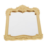 Maxbell 1:12 Dollhouse Miniature Furniture Mirror Room Furniture Decoration Golden