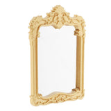 Maxbell Retro 1/12 Dollhouse Carved Distorting Mirror DIY for BJD Decor Accessories