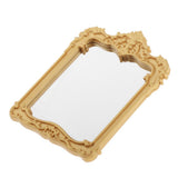 Maxbell Retro 1/12 Dollhouse Carved Distorting Mirror DIY for BJD Decor Accessories