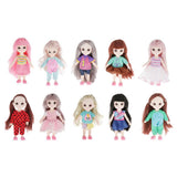 Maxbell 13 Jointed Female Doll Body Part for 16cm BJD Doll Replacements A