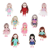 Maxbell 13 Jointed Female Doll Body Part for 16cm BJD Doll Replacements A