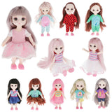 Maxbell 13 Jointed Female Doll Body Part for 16cm BJD Doll Replacements A