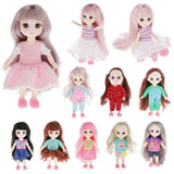 Maxbell 13 Jointed Female Doll Body Part for 16cm BJD Doll Replacements A