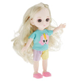 Maxbell 13 Jointed Female Doll Body Part for 16cm BJD Doll Replacements E