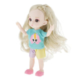 Maxbell 13 Jointed Female Doll Body Part for 16cm BJD Doll Replacements E