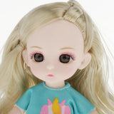 Maxbell 13 Jointed Female Doll Body Part for 16cm BJD Doll Replacements E