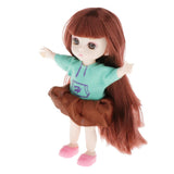 Maxbell 13 Jointed Female Doll Body Part for 16cm BJD Doll Replacements F