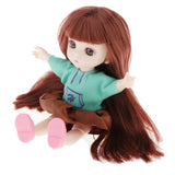 Maxbell 13 Jointed Female Doll Body Part for 16cm BJD Doll Replacements F