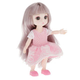 Maxbell 13 Jointed Female Doll Body Part for 16cm BJD Doll Replacements I