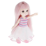 Maxbell 13 Jointed Female Doll Body Part for 16cm BJD Doll Replacements J