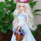 Maxbell 1/12 Dollhouse Miniature Vintage Rattan Basket Simulation Furniture Model