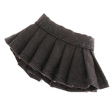 Maxbell Lovely Doll Mini Pleated Skirt for OB11 1/12 BJD Dolls DIY Accessory Black