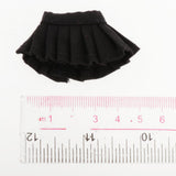 Maxbell Lovely Doll Mini Pleated Skirt for OB11 1/12 BJD Dolls DIY Accessory Black