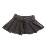 Maxbell Lovely Doll Mini Pleated Skirt for OB11 1/12 BJD Dolls DIY Accessory Black