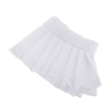 Maxbell Lovely Doll Mini Pleated Skirt for OB11 1/12 BJD Dolls DIY Accessory White