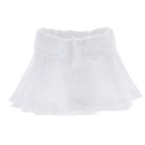 Maxbell Lovely Doll Mini Pleated Skirt for OB11 1/12 BJD Dolls DIY Accessory White
